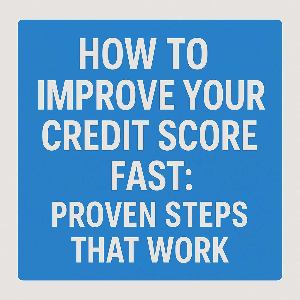 How to Improve Your Credit Score Fast 15 Proven Steps That Really Work